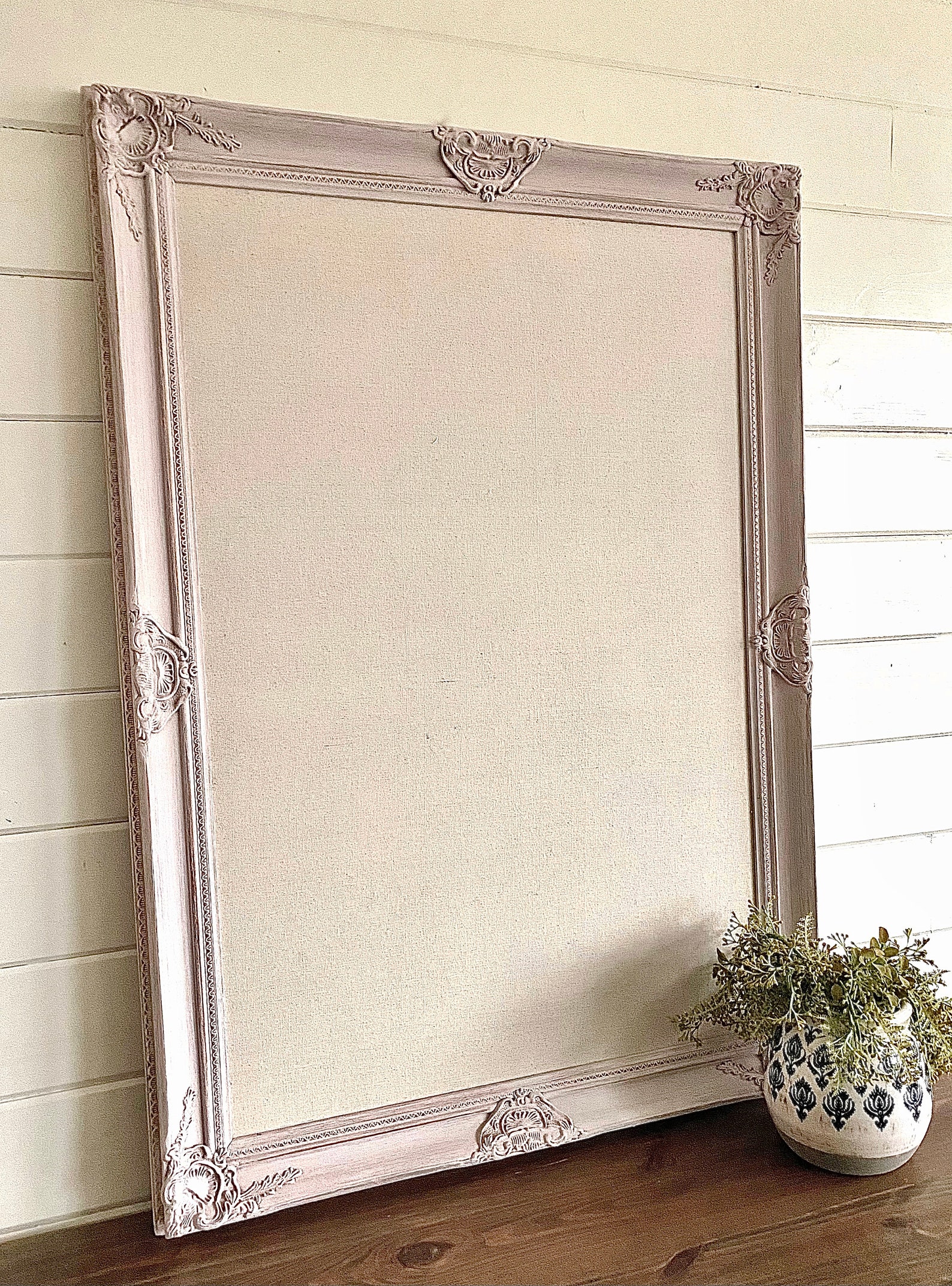 Pink MEMO BOARD Fabric Cork Board Linen Pinboard Girls Room Etsy