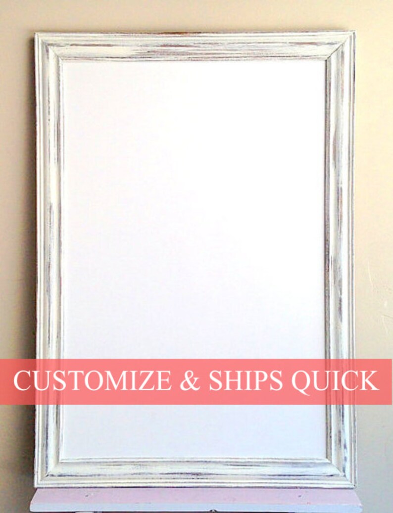 Rustic DRY ERASE BoARD Farmhouse Kitchen Decor Home Office Etsy