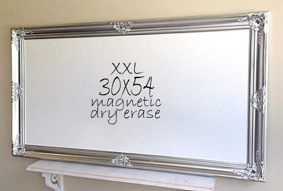 Decorative Dry Erase Board Large Magnetic Whiteboard Home Etsy