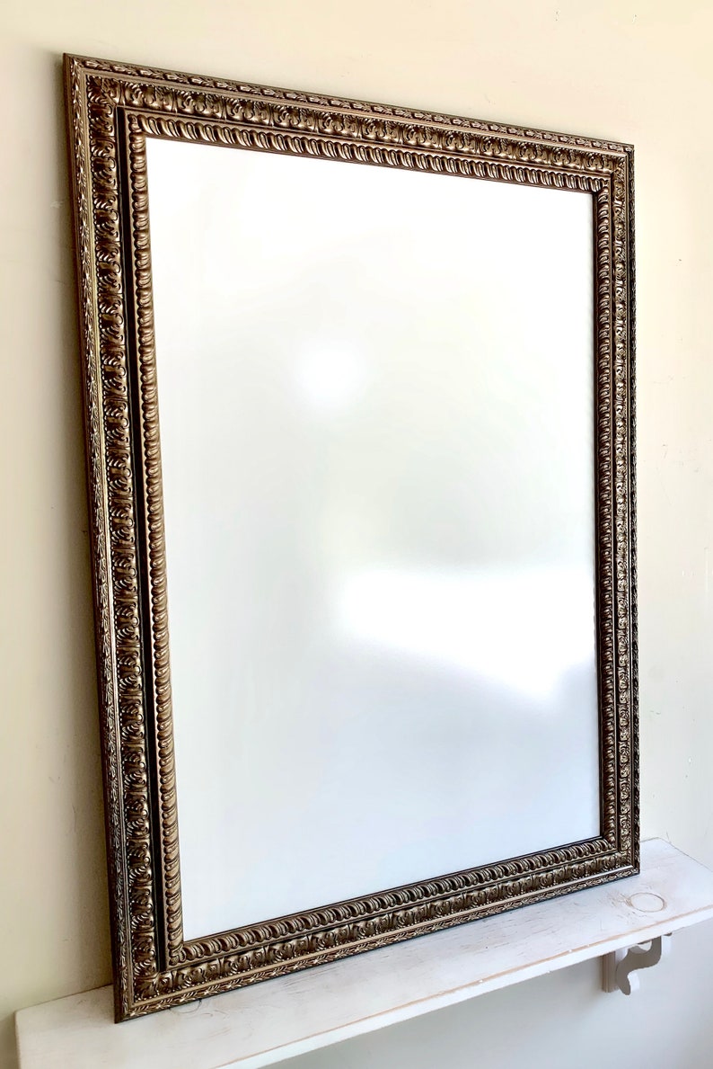 Antique Gold FRAMED DRY ERASE Board Bronze Whiteboard Copper Etsy