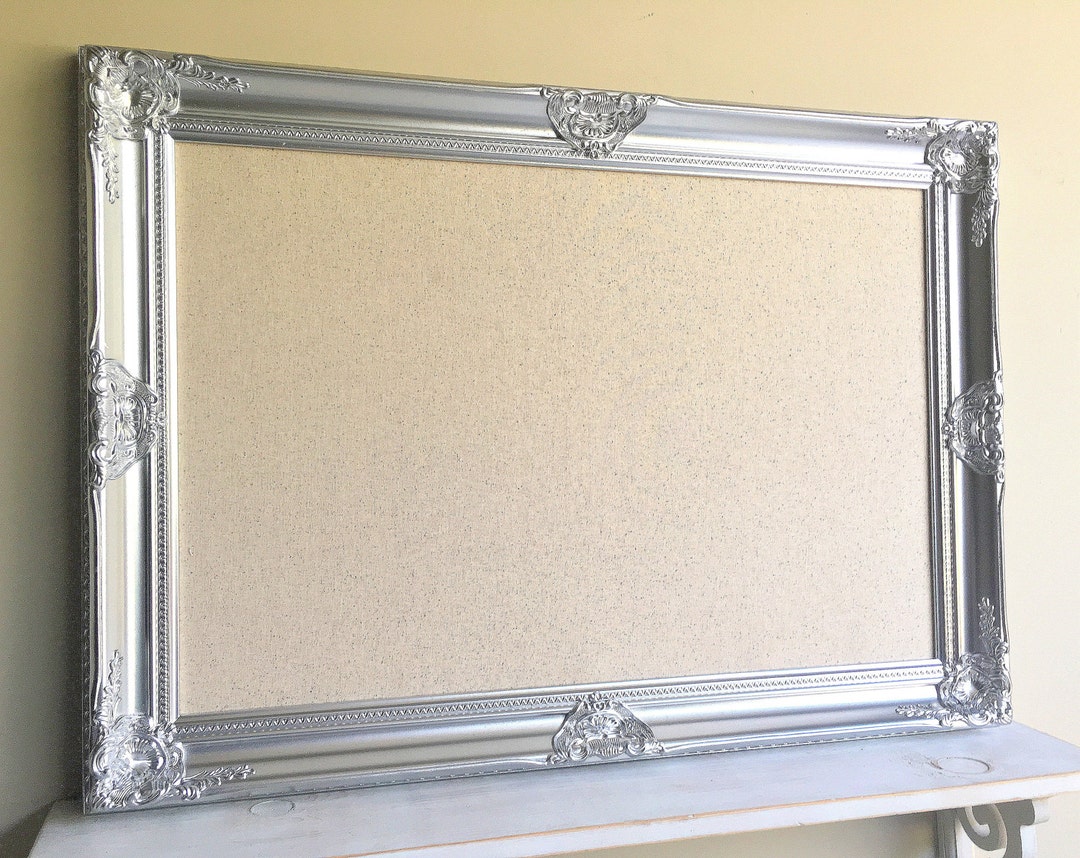 Metallic Silver BULLETIN BOARD Couture Wedding Evening Wedding Decor