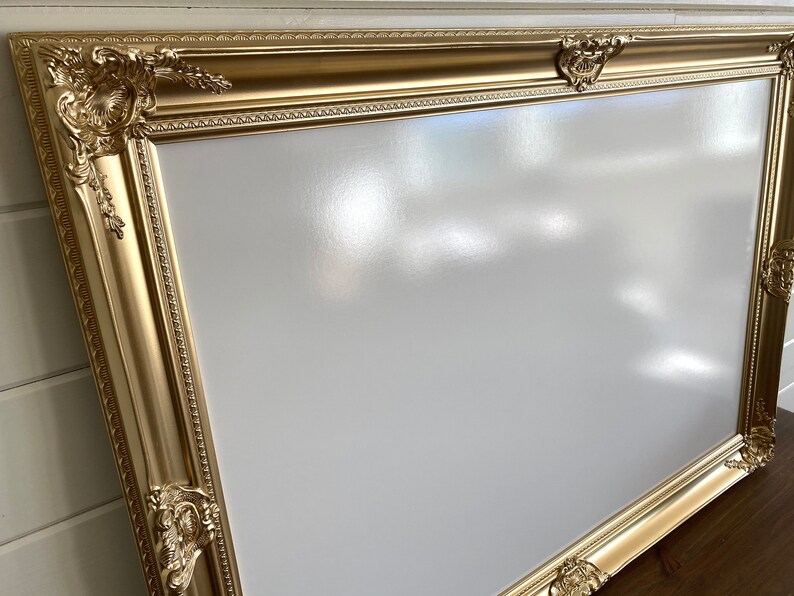 Gold Wall Decor DRY ERASE Board Home Office Decor Etsy