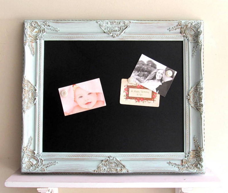 Mint CHALKBOARD 22x26 Decorative Chalkboard Framed Etsy