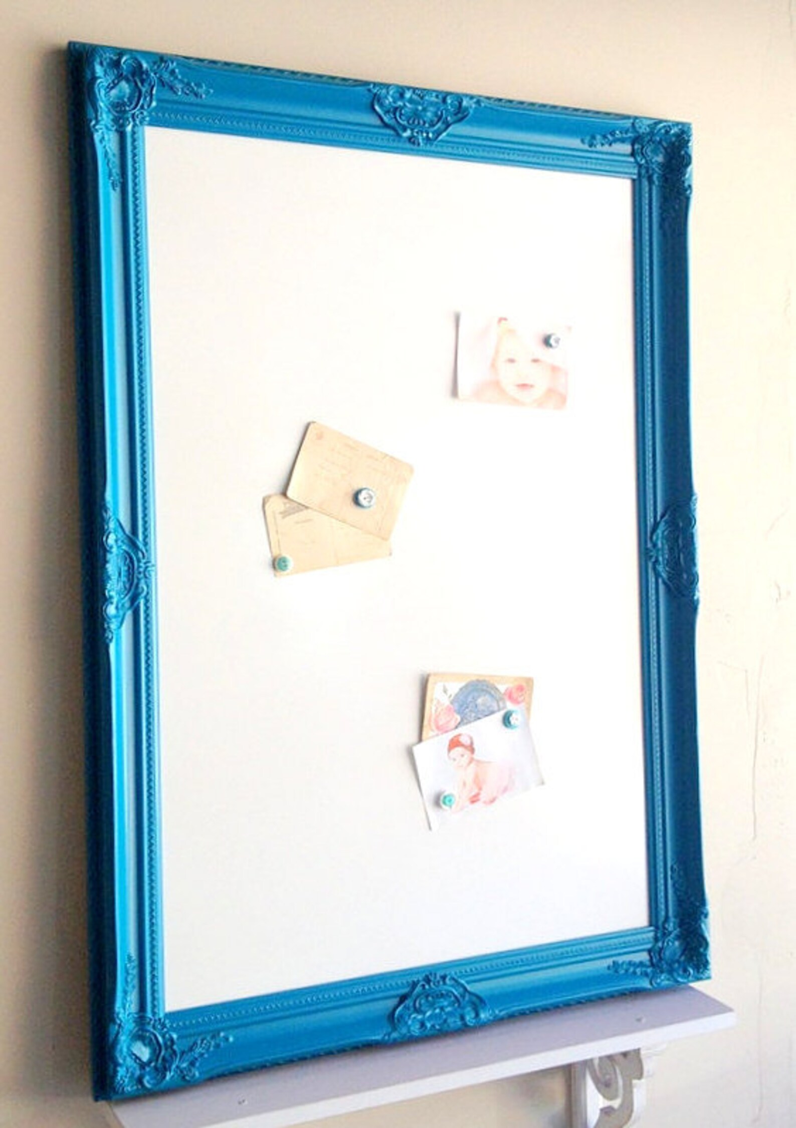 Teal DRY ERASE BOARD 30x42 Blue Dry Erase Etsy