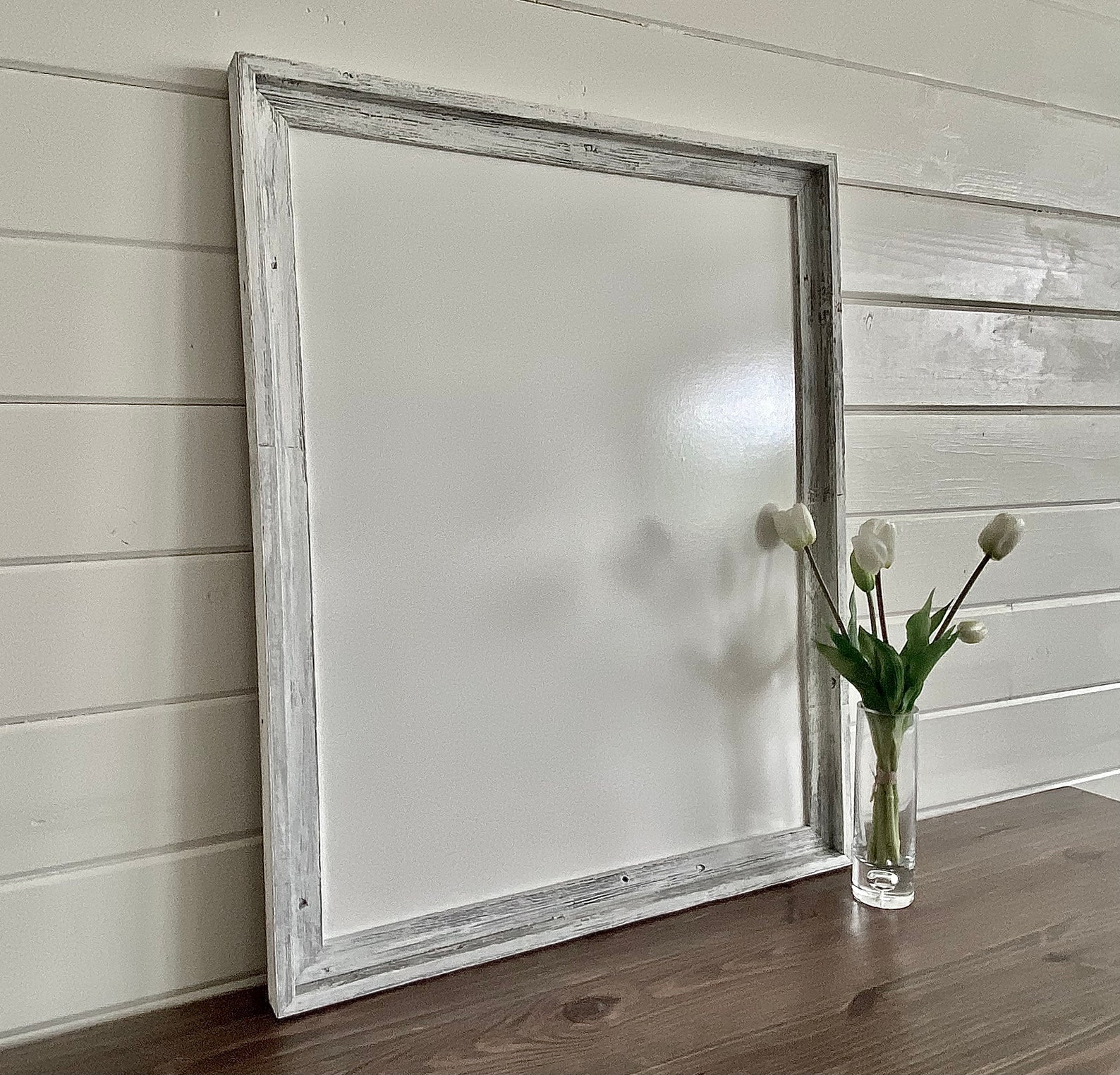 Farmhouse DRY ERASE BOARD Rustic Dry Erase Barnwood Whiteboard Etsy