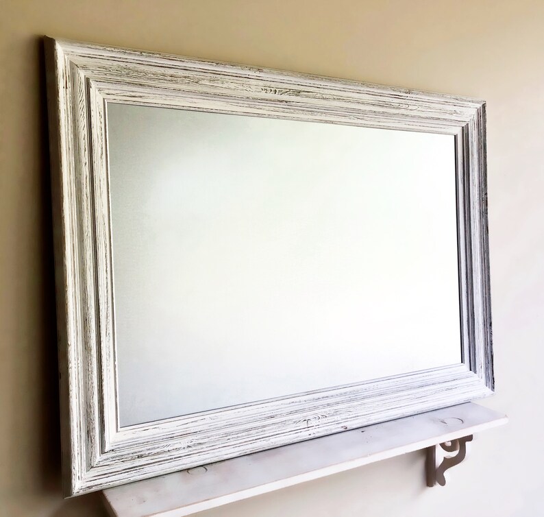 Large FRAMED MAGNET BOARD Steel Dry Erase Board Modern Etsy