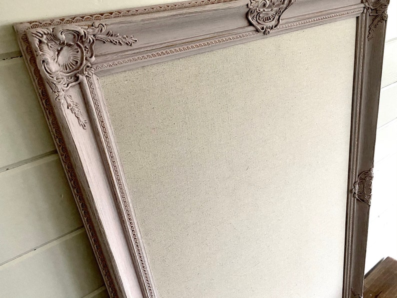 Pink MEMO BOARD Fabric Cork Board Linen Pinboard Girls Room Etsy