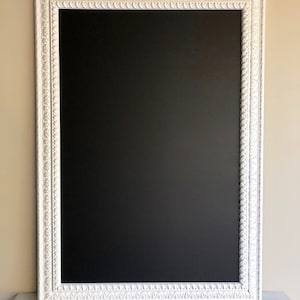 30x42 LARGE CHALKBOARD Magnetic Chalkboard White Chalkboard Framed Chalkboard Kitchen Organizer Wall Organizer Wedding Chalkboard image 6