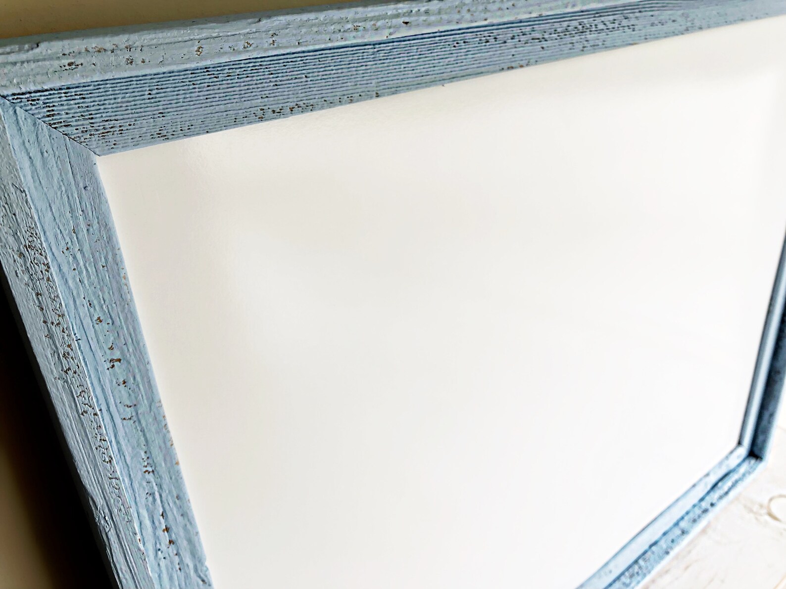 Rustic Blue DRY ERASE BOARD Whiteboard Home Office Etsy