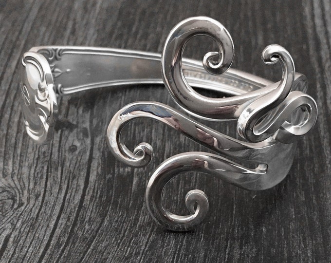 Silver Fork Bracelet Vintage Jewelry Vintage Bracelet Etsy