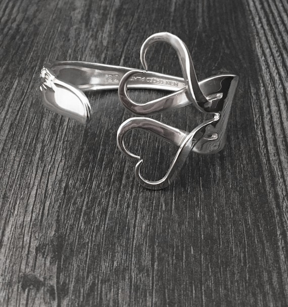 Silver flatware jewelry sale