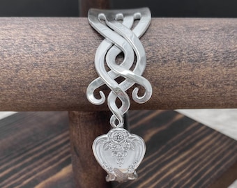 Premium Fork Bracelet Design 'Symphony', Octopus Style Spiral Boho Jewelry, Vintage Repurposed Flatware