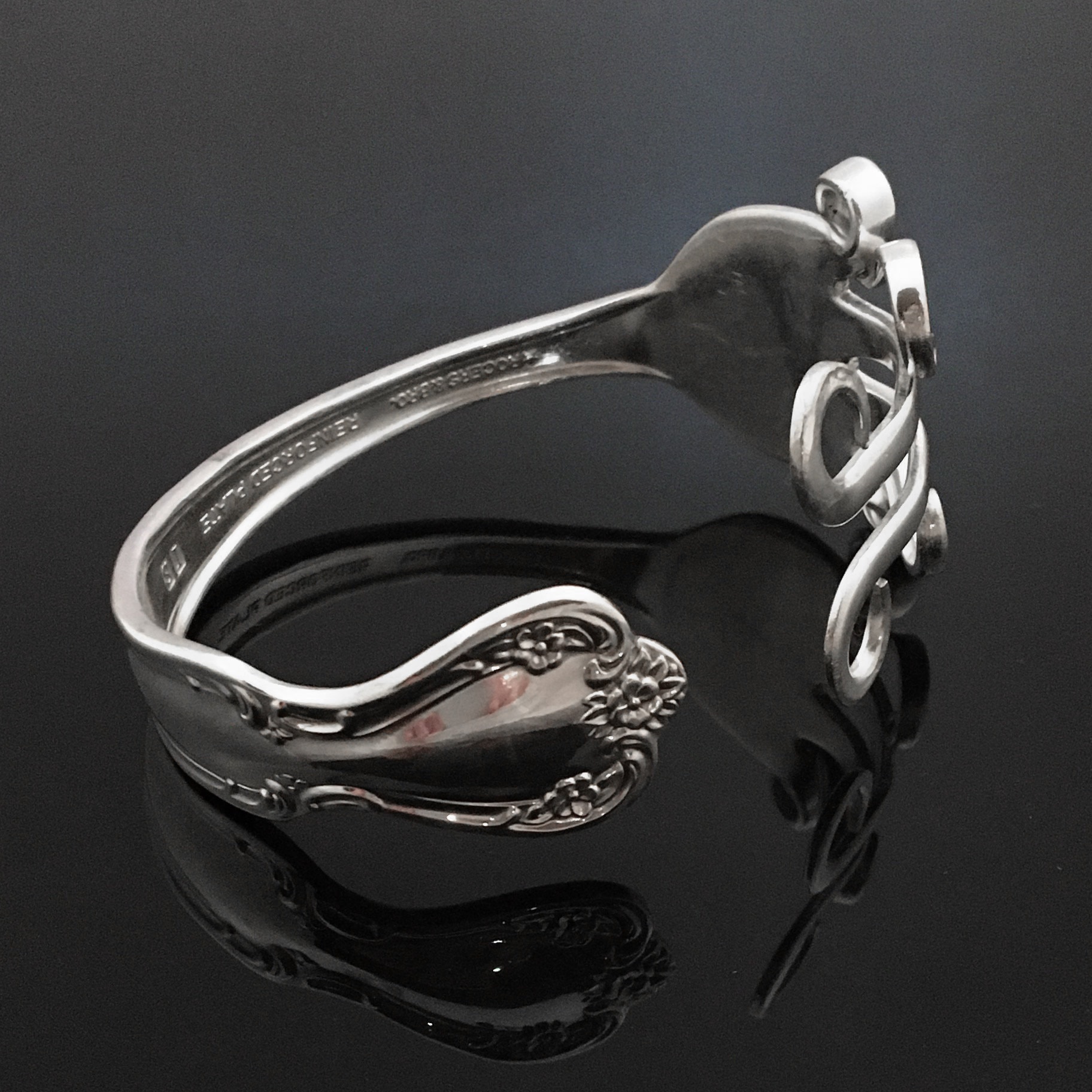 Fork Bracelet in Fancy Design Number 9, Bracelets Made From