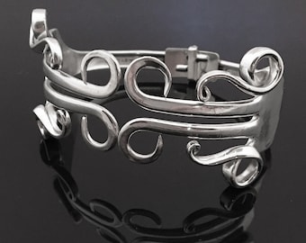 Double Fork Bracelet in Fancy Design Number 9, Liberation Pledge Jewelry