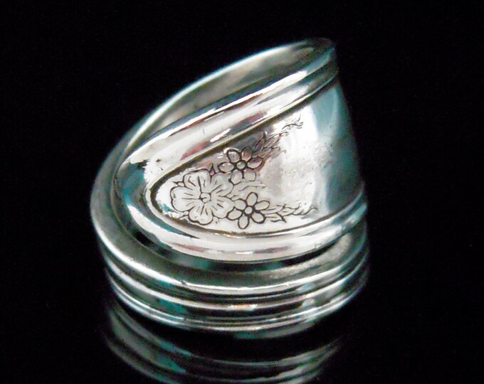 Antique Silver Spoon Ring Ardsley Fork and Spoon Jewelry Etsy