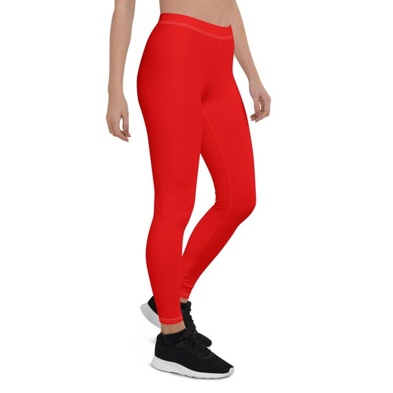 Dark Red - Gear Up for Action – Women's Leggings for Running & Gym | 20% OFF 2+ | FREE Delivery | Gift for Her
