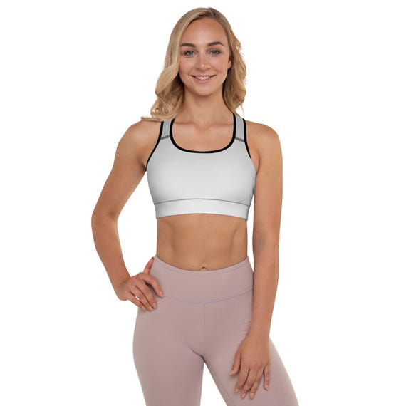 Slate Whisper | Padded Sports Bra Train harder in high impact sports bra, racerback bra, bandeau bra, comfy padded bra | 25% OFF on 3+ items