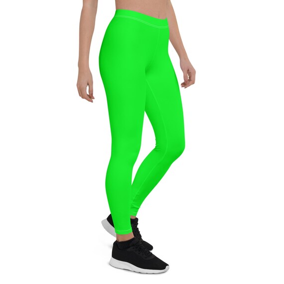 Bright Green Women's Leggings – Perfect for Gym, Running, Yoga | 20% OFF 2+ Items | FREE Delivery