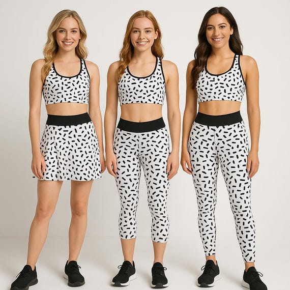 Geometric - Ultimate Comfort Meets Power – Women's Leggings for Gym, Running, Yoga  | 20% OFF 2+items | FREE Delivery | Gift for Her