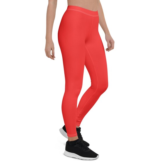 Bright Red - Speed, Strength, Style – Women's Leggings for Gym | 20% OFF 2+ | FREE Shipping | Gift for Her