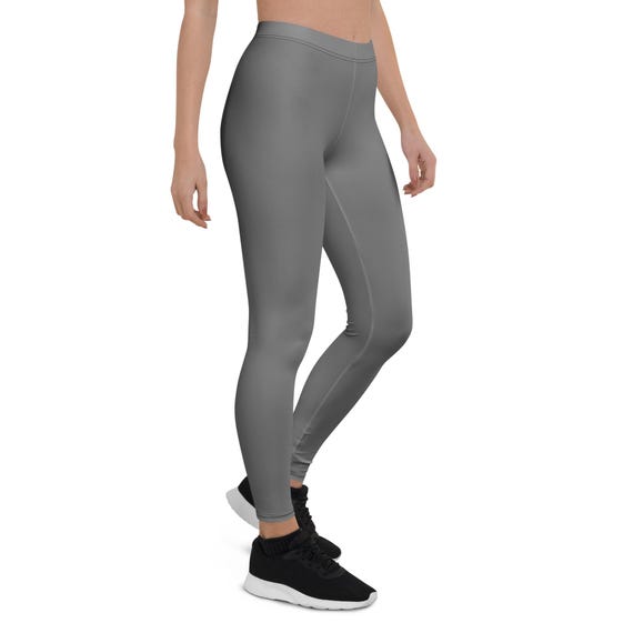 Slate Gray Unstoppable Moves – Women's Leggings for Fitness, Dailywear, Sleepwear, Fun | 20% OFF 2+ Items | FREE Delivery | Gift for Her