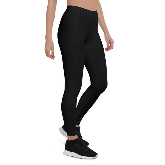 Black Leggings - Level Up Your Fitness – Women's Running Leggings | 25% OFF 3+ | FREE Delivery | Gift for Her