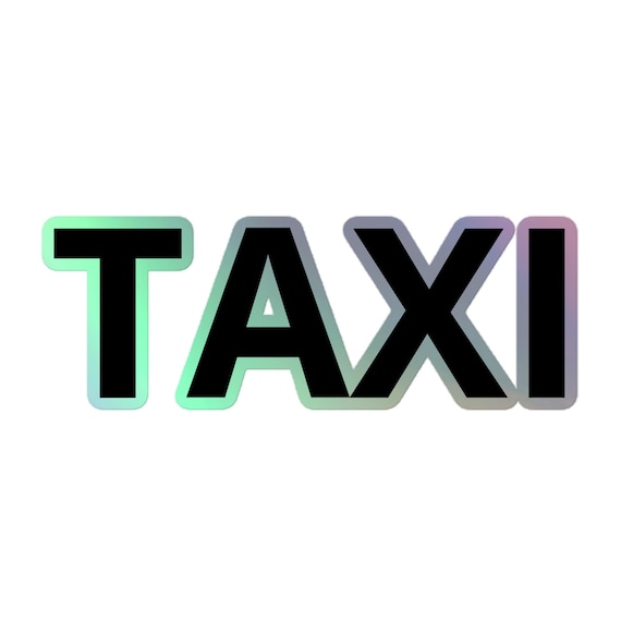 TAXI Holographic stickers