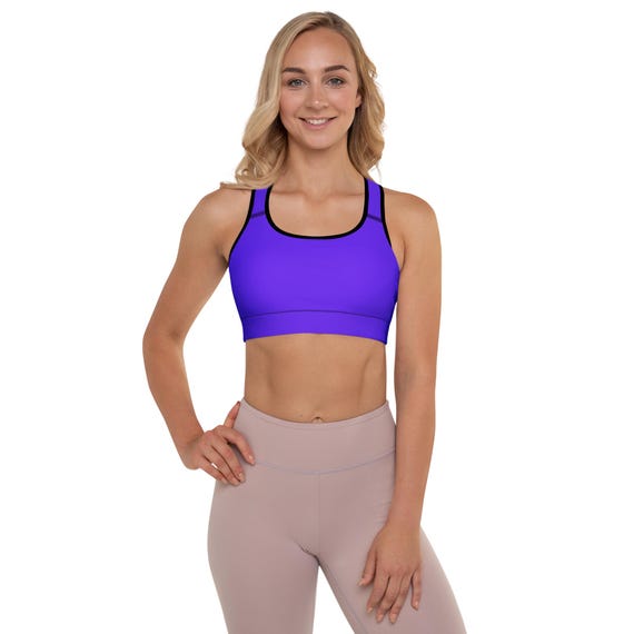 Violet | Padded Sports Bra Lift, Shape & Support: Padded Sports Bra for Gym, Fitness | 25% OFF 3+ | FREE Delivery