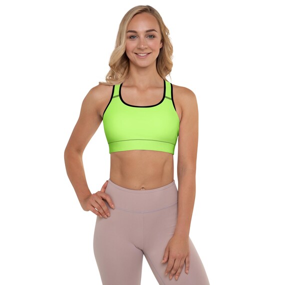 Lime Padded Sports Bra for womens Shape Your Bust & Feel Comfortable, Fitness, Workout, Yoga, Dailywear | 25% OFF on 3+items | FREE Delivery