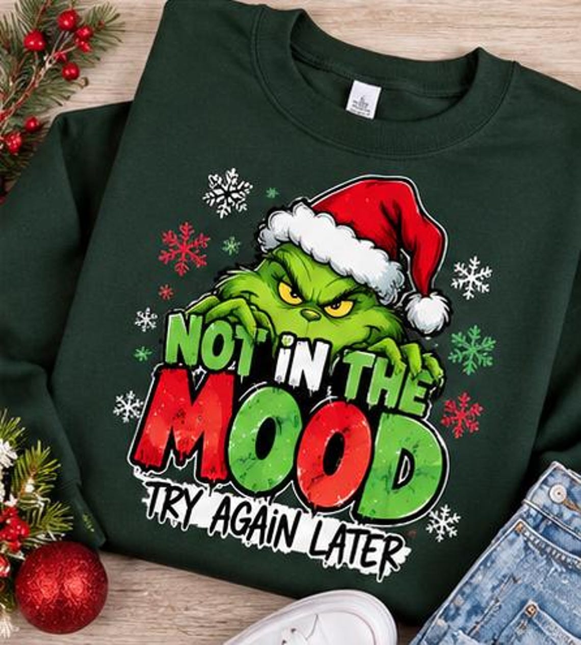 Xmas Grumpy Funny Christmas PNG Digital Download, Sarcastic Grumpy Holiday Graphic ...