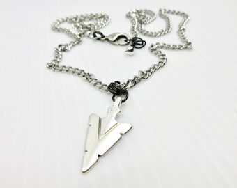 Stainless Steel Chain Necklace for Men Arrowhead Charm Necklace Jewellery Gift for Men and Women