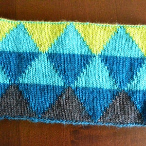 Honors Geometry Cowl Knitting Pattern by Katie Canavan image 4