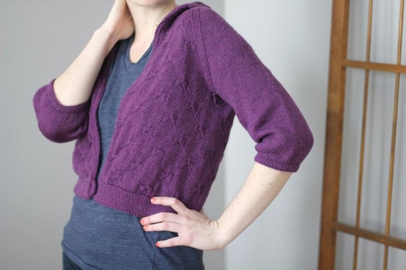 Julep Jacket Sweater Knitting Pattern by Katie Canavan | Etsy
