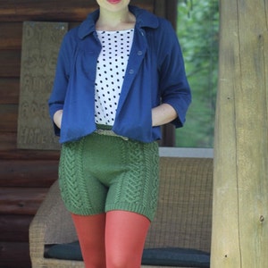 Bombshell Shorts Knitting Pattern by Katie Canavan image 3