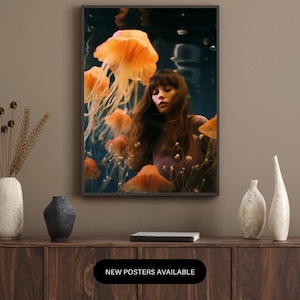 Dreamy Underwater Girl II (Digital Print)
