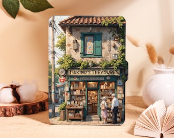 Tsukino’s Treasures Shop Kindle Case for Kindle 2025,Paperwhite 12/11/10th&Kobo Clara,Vintage Cover with Auto Wake/Sleep, Book lovers Gift