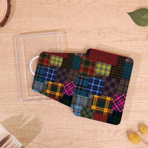 Scottish Plaid 360 Kindle Hülle, Kindle Paperwhite 10 - 12th, Kindle Colorsoft, Mit Auto Wake / Sleep, Gestalten Sie Ihre Eigene Kindle Hülle mit Buchhülle