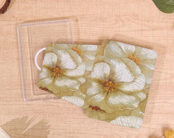 Floral Inlay Kindle Case, Personalized Case, Kindle Paperwhite 10-12th, With Auto Wake/Sleep, 360 degree rotating, Perfect Gift for Readers.