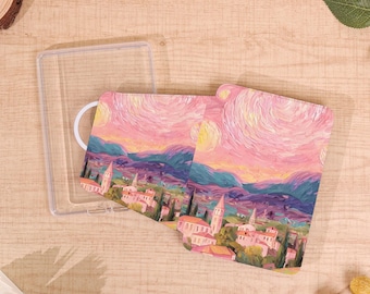 Pink Purple Starry Sky All New 360 Kindle Case,Kindle Paperwhite 10/11/12th,With Auto Wake/Sleep,Gift for Van Gogh Starry Night Style Lovers