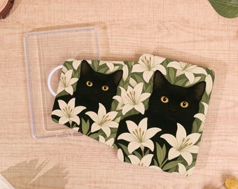 Black Cat Kindle Case,Personalized Case,Kindle Paperwhite 10-12th,Kindle Colorsoft,With Auto Wake/Sleep,360 degree rotating,Gift for Readers