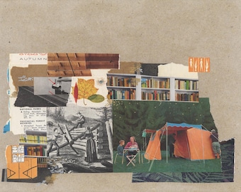 Refugio - collage original