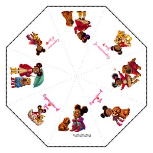 Paraguas infantil caprichoso con diseño divertido: perfecto para días lluviosos, regalos para niños, aventuras al aire libre, recuerdos de fiesta de cumpleaños y tiempo de juego.