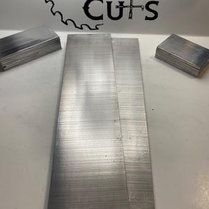 1/4” Thick Aluminum 3” x 12” (2) pcs Raw material, mill stock, 6061, metal stock