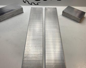 1/4” Thick Aluminum 2” x 12” (2) pcs. 6061, bar stock, mill stock, aluminum plate, T6511
