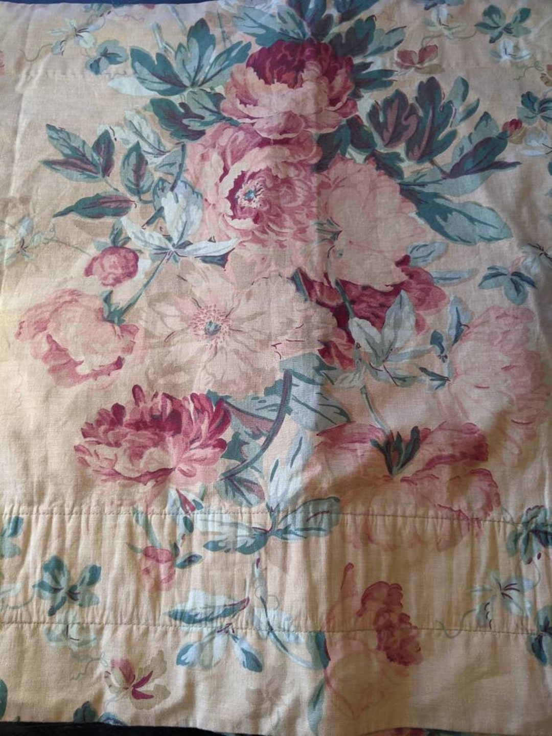 Vintage Ralph Lauren Floral Print Balloon Valance - Etsy