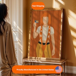 Leeloo - The Fifth Element - Milla Jovovich Poster | Minimalist Movie Art | Perfect for Film Lovers