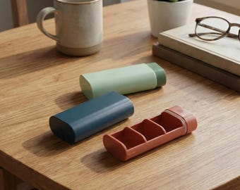 3-compartment pill box ,Morning-Noon-Evening Pill Box ,Mini - sized pill box，Personalized Pill Box，Pill Box, Pill Organizer, Travel Pill Box