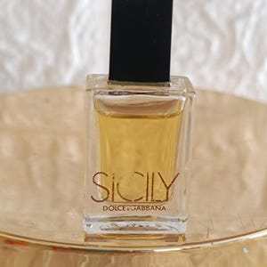 Dolce & Gabbana Sicily 4ml Collectable Miniature Euroitalia very rare Discontinued perfume