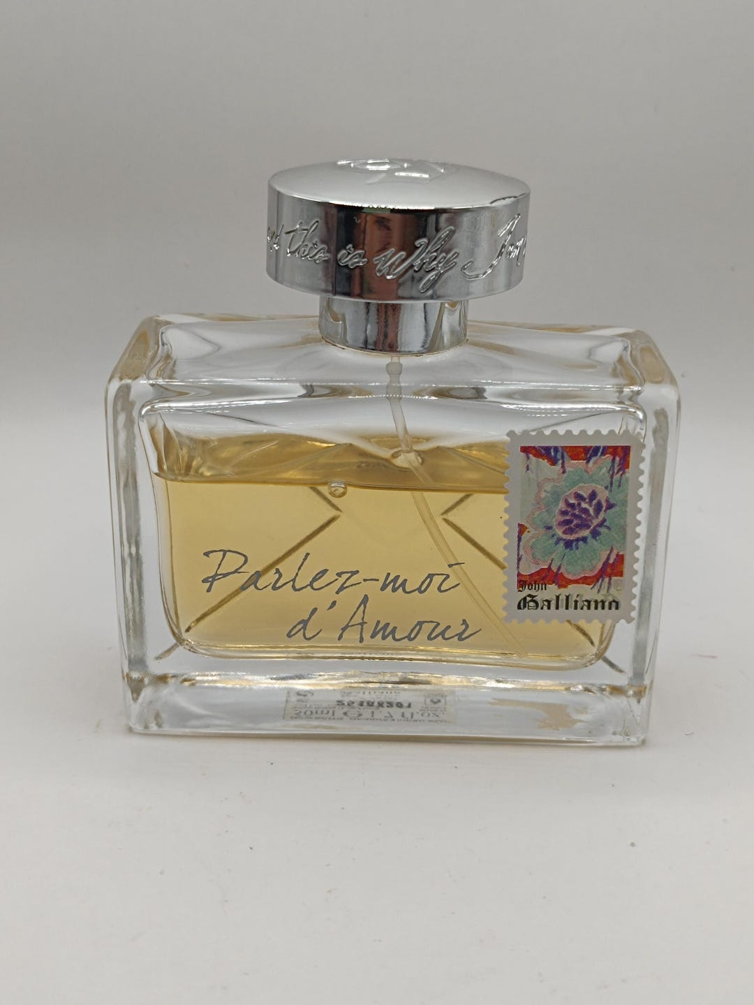 John Galliano Parlez Moi D'amour 50ml – 35ml Left - Rare Vintage
