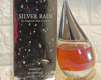 Vintage La Prairie Silver Rain Eau De Parfum Miniature Splash 0.07